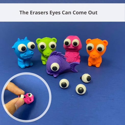 Mr. Pen Cap Erasers, 20 Pack Animal Eraser Caps for Kids, Pencil Erasers, Back to School Supplies