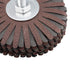 uxcell 1/4-Inch Shank Abrasive Cloth Flap Wheel Sanding Star, 120 Grit for Woodworking Furniture Polishing