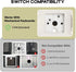 Set 35 5-Pin EPOMAKER Silent Mechanical Keyboard Switches - Pieces Factory Pre-Lubed, Linear/Tactile Switches