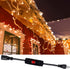 Outdoor Waterproof On/Off Switch Extension Cord, Heavy Duty 125v/250v Black SJTW Cord (1.5 Ft)