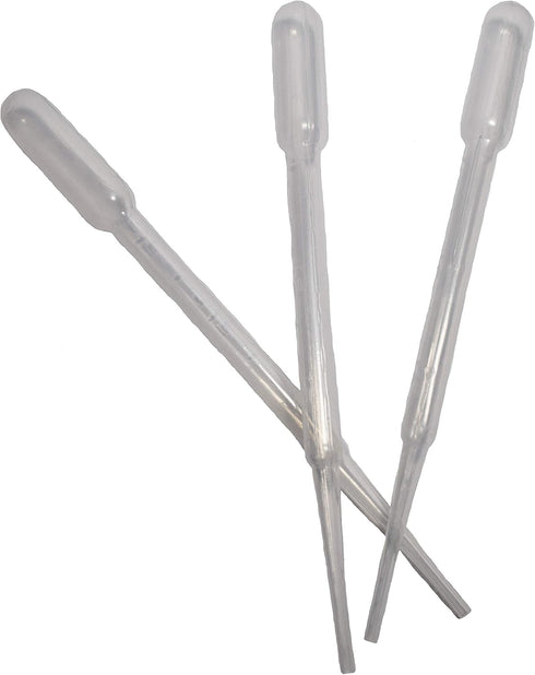 Transfer Pipet, 3mL PE Non-Sterile, 10 Packs of 100 Pipets