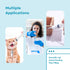 5PCS 12ml/cc Dental Irrigation Syringe, Curved Tip for Wisdom Teeth Cleaning and Small Pet Feeding