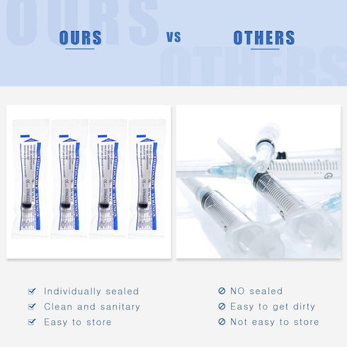 Frienda Large Plastic Syringe 4 Pack, Measuring Syringe Tools for Dispensing Multiple Uses (30 ml)