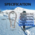 Spring Snap Hooks, 304 Stainless Steel Metal Clip, Heavy Duty Rope Connector for Outdoor Travel Camping