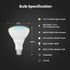 BR30 Bulb, 65W Dimmable, 6-Way, E26 90 650 Bulb, 22-Year BR30DM/6WYCA/2, 2 Pack Feit Electric LED Light Equivalent