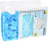 zoomto Face Mask Dispenser Box,3 Compartment Acrylic Gloves Holder Hygiene Station with Lid,