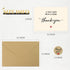 MIXVOVA 25 Pack 350GSM, Thank You Cards with Envelopes, Business, Graduation, Baby Shower & Wedding Thank You Cards