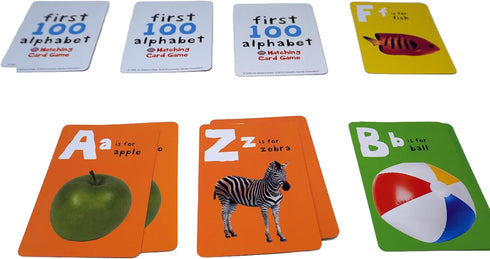 Briarpatch First 100 Alphabet Matching Card Game - Educational Fun for Ages 2+