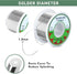 SYOKO 60/40 1.0mm 50g Tin Lead Rosin Core Solder Wire for Electrical Soldering, 1.8% Solder Flux