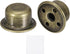 uxcell 2Pcs 0.5" Tall Lamp Finials Bronze, 1/4-27 Thread Lamp Cap Knob