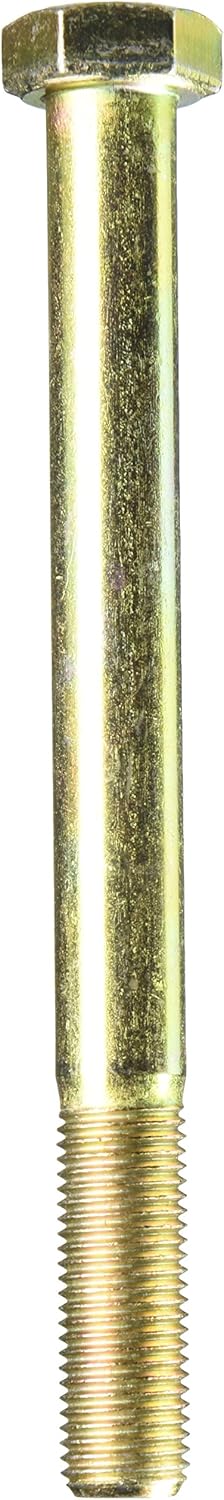 014973252700 Grade 8 Fine Hex Cap Screws, 3/8-24 x 4, Piece-5, Yellow