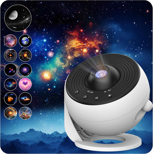 ARGIGU Upgraded Galaxy Star Projector for Bedroom, 13 in 1 Star Projector Galaxy