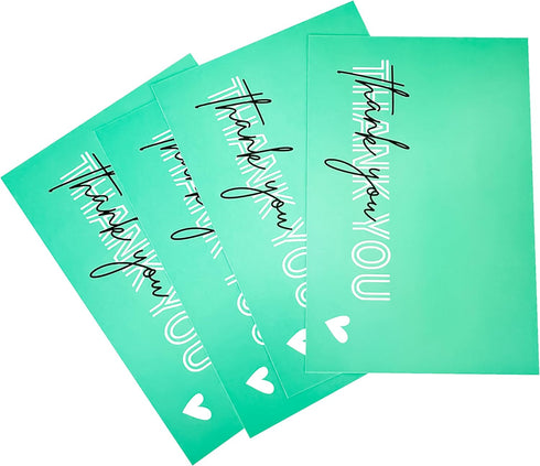 RXBC2011 Package Pack 50 Thank you for your purchase Cards client appreciation Postcard Cards Insert for online