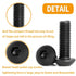 16 Pack M4 T-Nut Metric Camming Screw Replacement Sets, Compatible with Standard Rail Systems