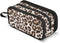 Leopard Cheetah Print Large Capacity Pencil Case, Pen Bag with Compartment, Students Stationery Organizer for School