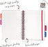 Pukka Pad 5 Subject Spiral Notebook 3-Pack | 200 Pages, 100 Sheets of 80GSM Paper with Repositionable Dividers