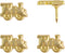 Train Push Pins - Gold Metal Train Pins - for Cork Board,