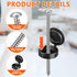 36 Set 3 Inch Shutter Screws and Caps Black Shutter Screws with Caps Shutter Fasteners for Windows Outside Shutter Caps