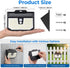 2-Pack IP65 3 Brightever Solar Motion Sensor Outdoor Lights, Waterproof Solar Powered Fence Lights with Lighting Modes
