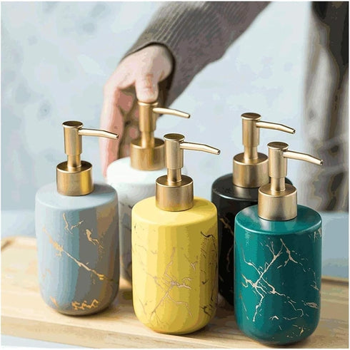 CSNBDMBBSH Ceramic Soap Dispenser,Foaming Hand Soap Dispenser Hand Sanitizer Dispenser, Bathroom, Kitchen, Soap