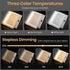 3 Dimmable Smart Flat Book Light, Rechargeable Clear LED Reading Light with Colors & Timer, Full Page Panel Plate Lamp