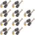 20Pcs Carbon Brushes - 12 x 8 x 5mm Electric Motor Replacement Brushes with Spring Wires for Power Tools