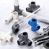 1/2" 8 4 Elbow Elbow uxcell PVC Fittings, Pcs - Way Connector PVC Furniture Fittings Corner Fitting for Water Supplies