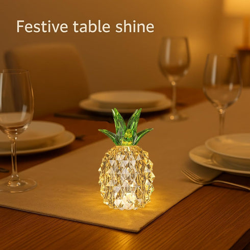 Pineapple Baby Night Light for Nursery, Battery Powered Pineapple Lamp for Home Living Room Bedroom Kitchen Office
