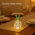 Pineapple Baby Night Light for Nursery, Battery Powered Pineapple Lamp for Home Living Room Bedroom Kitchen Office