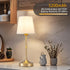 Lamp,5200mAh Dimmable Cordless Rechargeable Table Battery Operated LED Light,Fabric Shade Cordless Lamp