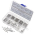 Metric M2 304 Stainless Steel Button Head Socket Cap Screws - Nuts Assortment Kit