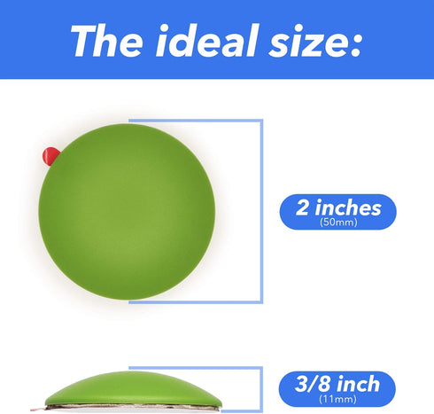 Self Adhesive Round Plate Door Bumper Pads, Silicone Wall Protectors from Door Knobs, Rubber Door Handle Bumper Guard