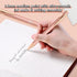 Ballpoint Pens, 6 Pack Rose Gold Metal Pens - Black Ink 1.0mm Medium Point Stylus Pens for Touch Screens, Cute Teacher