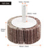 10 Pack Sanding Flap Wheel, 2 x 1 x 1/4 inch Shank Mounted Flap Wheels 120 Grit Aluminum Oxide Abrasive Flap Grinding Wheels by STARVAST for Removing Rust, Deburring, Grinding Polishing Flat
