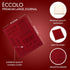 Eccolo Large Lined Journal Notebook, Flexible Cover, Writing Journal, 256 Ruled Ivory Pages, Ribbon Bookmark, Lay Flat, Desk Size for Work or School, Today Is The Day (Burgundy, 8x10 inches)