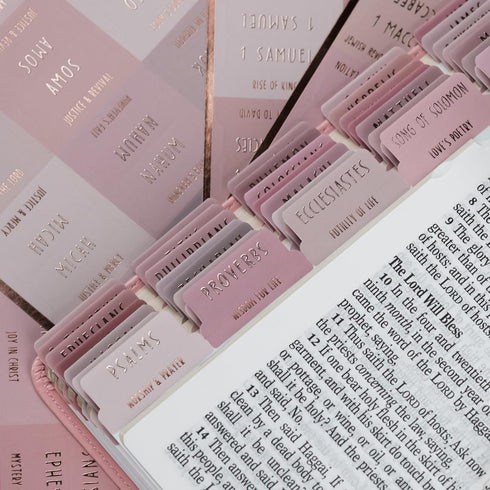 Summaries(Rose 80Chapters UPAFEXXI-Laminated Bible Tabs with Book Gold Foil Embossed Lettering), Bible Tabs for Women