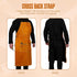 24 42 Houseables Leather Apron, Welding Apron, For Men, Blacksmith, Work Bib, Heat Resistant, Welder Gear, Forging