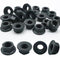 QYIMLI 20Pcs M10 x 1.25mm Flange Nut, Carbon Steel Thread Hardware Nuts Serrated