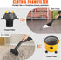 VEVOR Wet Dry Vac, 2.6 Gallon, 2.5 Peak HP Portable Shop Vacuum with Blowing Function, Attachments Storage,