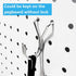 FRIMOONY Pegboard Hooks with Bins, Peg Locks for Organizing Various Tools, 131 PCS Total