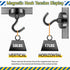FINDMAG N52 Magnetic Hooks - 50lbs Heavy Duty Rare Earth Hooks for Refrigerator, Home, Kitchen, Office, Black