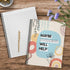 Softcover Swearing Helps Snarky Spiral Notebook, 8.5" x 11", 120 College Ruled Pages, Durable Gloss Laminated Cover