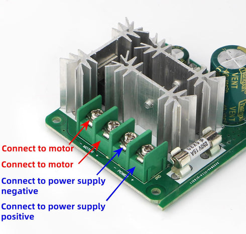 RioRand Upgraded 6V-90V 15A DC Motor PWM Speed Controller, 1PC