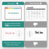 CLEVER CLEAN Magnetic Dry Erase Monthly Calendar Set, 14.5"x11" Monthly Calendar with 6 Extra Fine Point Markers