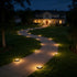 2-in-1 8 Pack) Flacchi Solar Lights Outdoor Waterproof - Solar Powered Ground Lights Outdoor Solar Disk Light Landscape