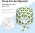 Nurse Scrub Cap Men Women with Buttons - Cute Cartoon Cauliflower B Print Soft Comfy Surgical Cap, Adjustable Tie Back