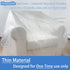 Aphila 5 3 (1XL 2L 2M) Pcs Disposable Furniture Dust Covers with Elastic, Plastic Dust Cover for Sofa Chair Dining