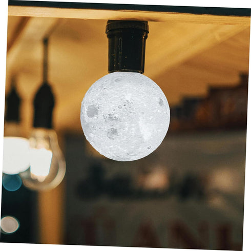 3d Plastic Lamp Cover Printed Moon Lamp Shade for Wall Floor and Table Lighting