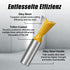 5PCS Set 1/2 Inch 1/4" 3/8" 1/2" 5/8" 3/4" Dovetail Router Bit Shank, Dia Carbide Router Bits for Woodworking, Wood