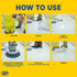 Ammonia 1 2) ECZULFFS1282 Zep Heavy-Duty Floor Stripper Free Concentrate - Gallon (Case of - Low-Foaming Formula